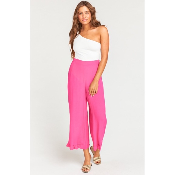 Show Me Your MuMu Pants - NWT Show Me Your Mumu Pink Waverly Pants Small